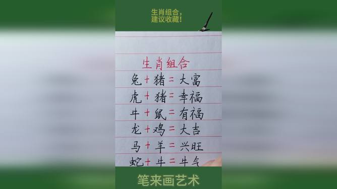 笔底生花,生肖的诗意解读与组合解释落实 笔底生花,生肖的诗意解读与组合解释落实