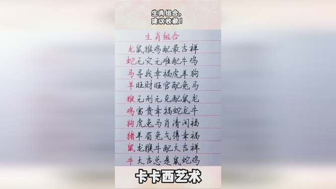 笔底生花,生肖的诗意解读与组合解释落实 笔底生花,生肖的诗意解读与组合解释落实